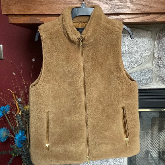 J Crew Teddy Sleeveless Vest